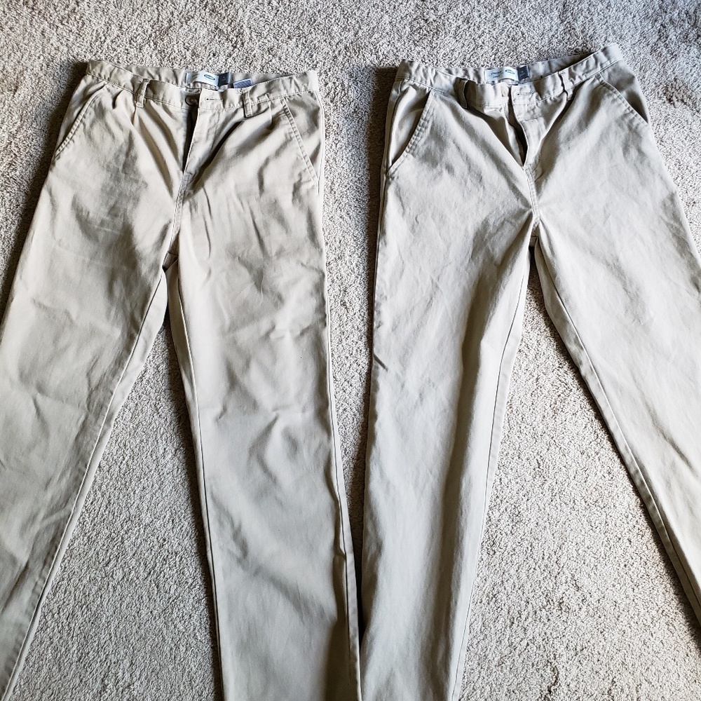 Old Navy Boys Khaki Bundle- Size 16R